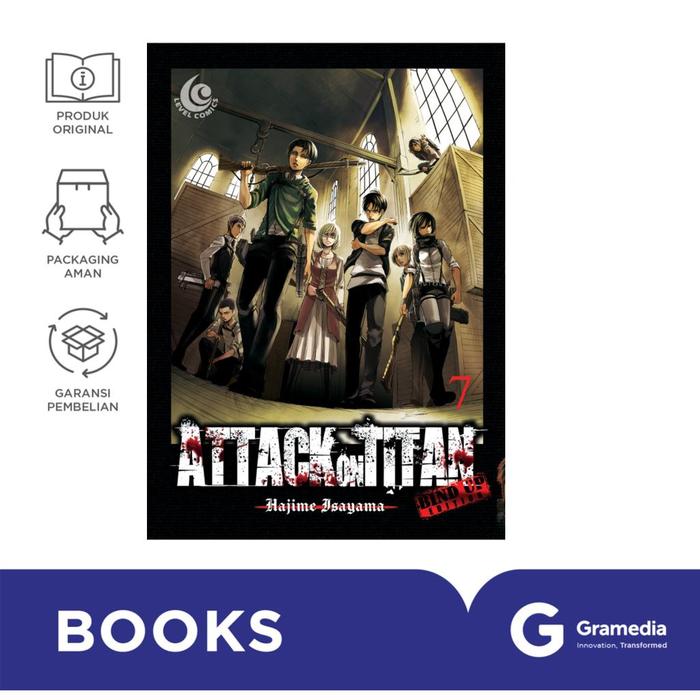 Gambar Gramedia Buku Level Comic: Attack on Titan Bind Up Edition 07 (Hajime Isayama) dari Gramedia Kota Administrasi Jakarta Timur Tokopedia