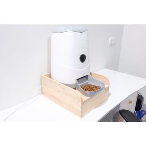 D2 ชุดโต๊ะอาหาร ที่วางเครื่องอัตโนมัติ สัตว์เลี้ยง น้องหมา น้องแมว(ไม่รวมเครื่องอัตโนมัติ)