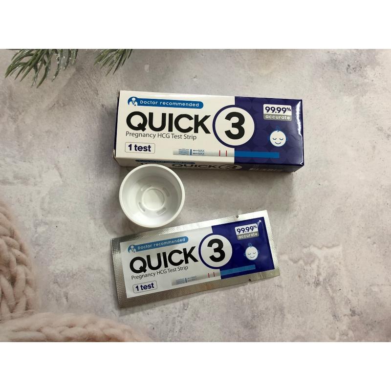 Product Introduction of (12 QUE) QUE THỬ THAI QUICK 3 NHẤT NHẤT - PREGNANCY HCG TEST STRIP 7