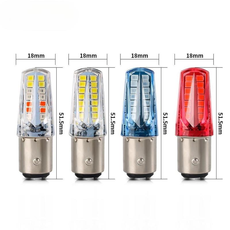 FANTUDZ 1157 Motorcycle flashing brake light BY15D 42MD electric vehicle flashing light brake light 4