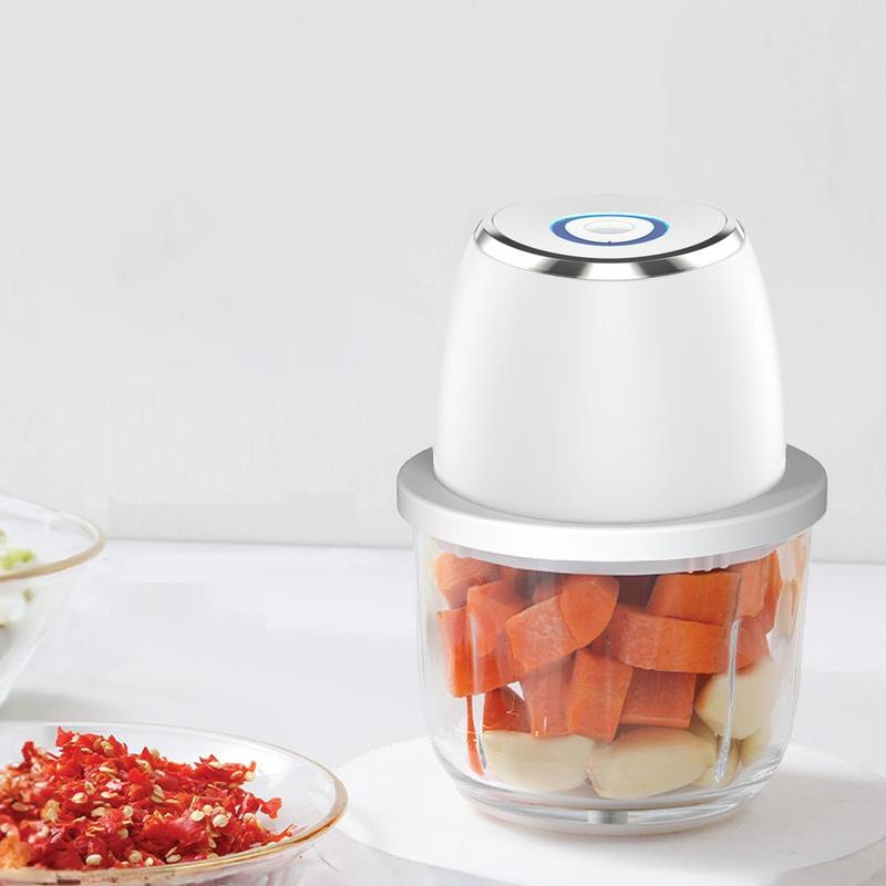 Multifunctional Wireless Electric Food Chopper, USB Rechargeable Meat Grinder, Multifunctional Household Food Blender Processor for Home Use, Kitchen Appliances, Household Appliances, Kitchen Gadgets 1