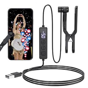 スマホ用自動クリックラー、USB給電式シミュレーションフィンガー連続クリック、ライブ配信のいいね！、自撮り用クイッククリックゲーム用ツール