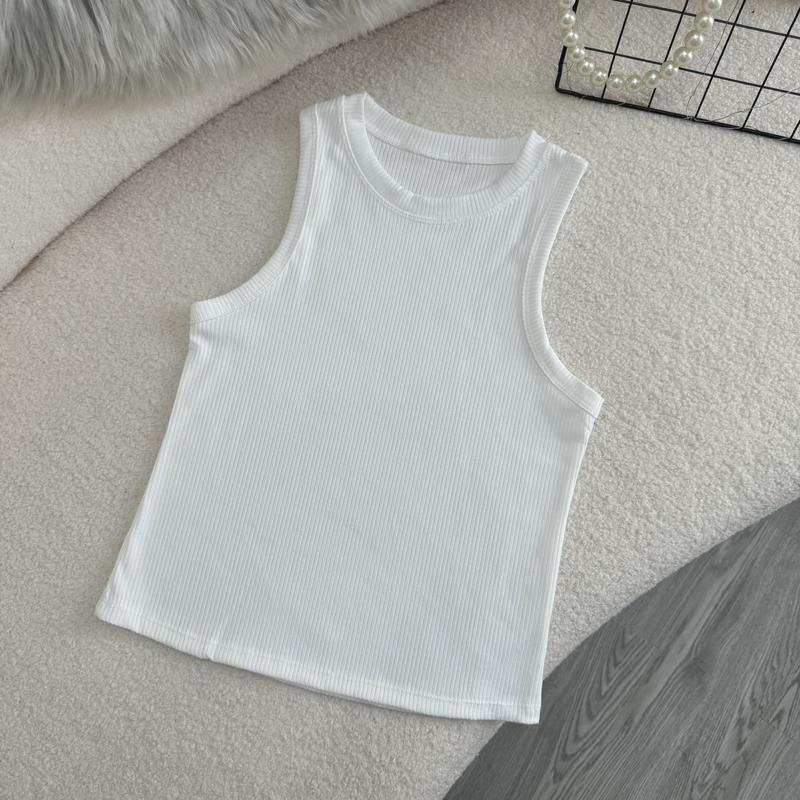 Áo thun ba lỗ bigsize nữ dáng croptop chất thun gân mềm mịn co giãn cho nàng chubby  - G4 3