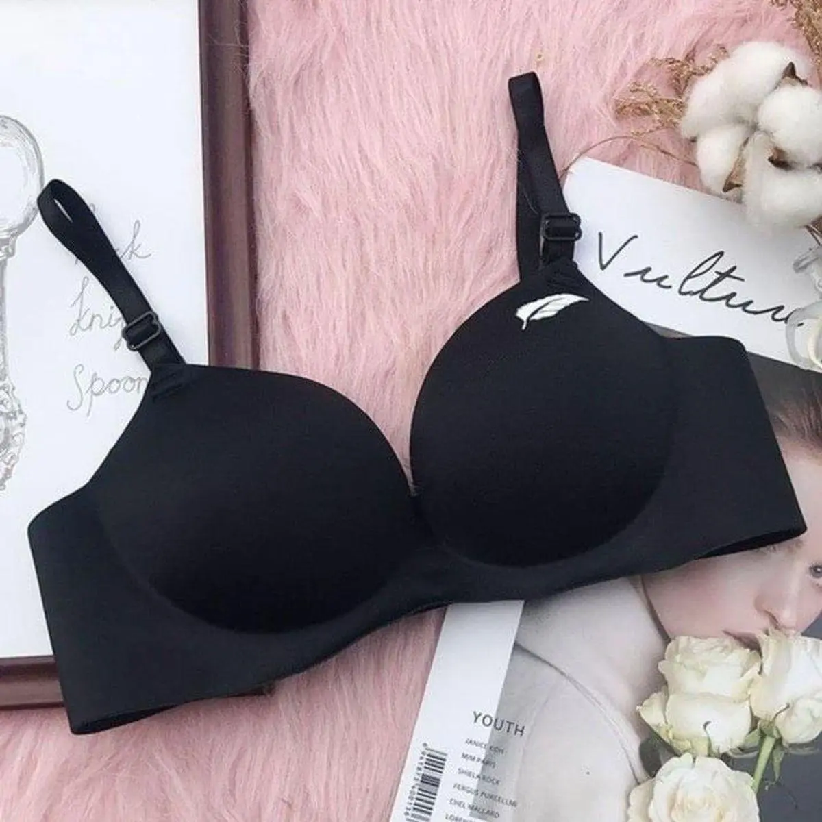 [CÓ SIZE 40] Combo  áo lá su đúc cực xᶖnh - No Name Brand Bra Voan Kem Voi Nhung