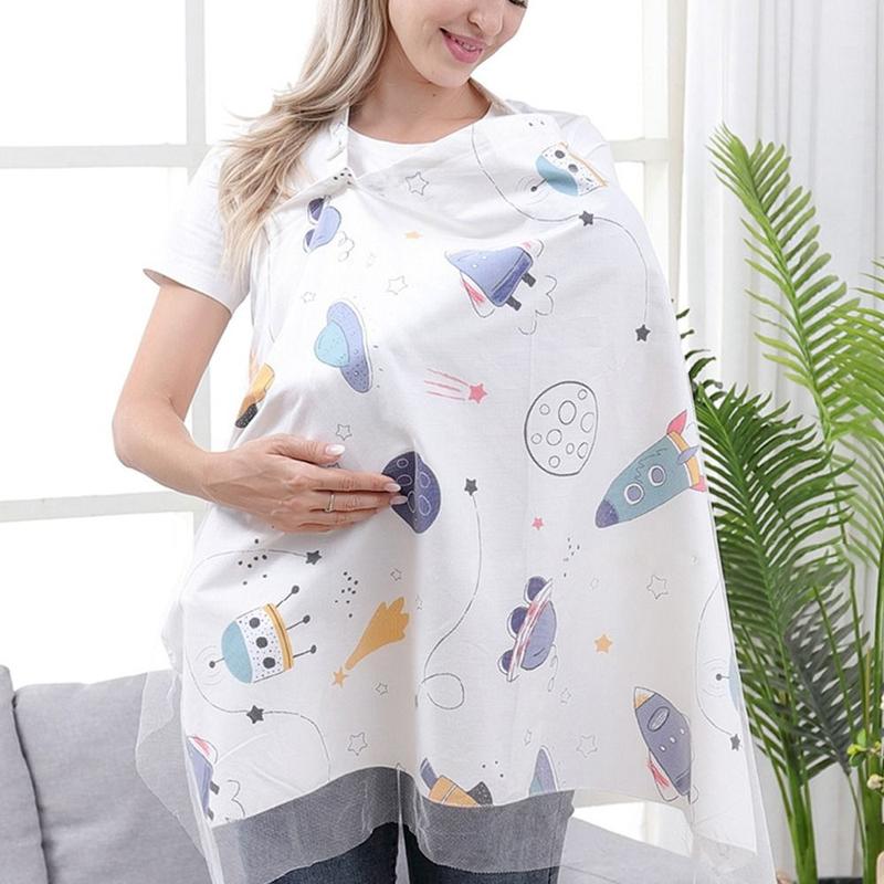 Product Introduction of Outdoor Adjustable Light Blocking Breastfeeding Cape Cover Nursing Cloth Privacy Apron Baby Feeding Nursing Cover 14