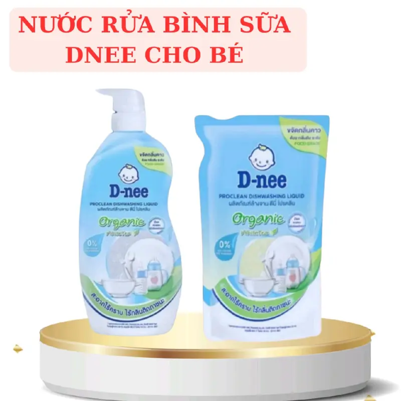 Nước Rửa Bình Sữa Dnee Oganic Hữu Cơ Thái Lan Cho Bé nuoc ruabinh 6