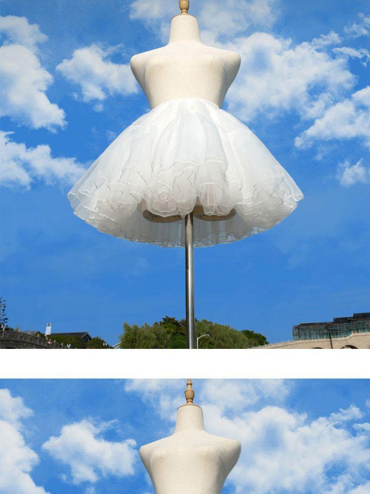 Product Introduction of Crinoline, Bốn Lớp, Voan Mềm, Hỗ Trợ Máu, Không Gân, Thích Hợp Cho Lolita, Phong Cách Kẹo Bông Mây, Dễ Phối Đồ, Cos Pettiskirt, 2024 8
