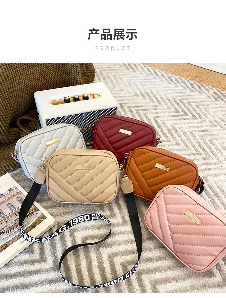 Product Introduction of Bag Women's Bag 2024 New Small Square Bag Women's Shoulder Bag Fashion Crossbody Bag Small Bag Coin Purse 15