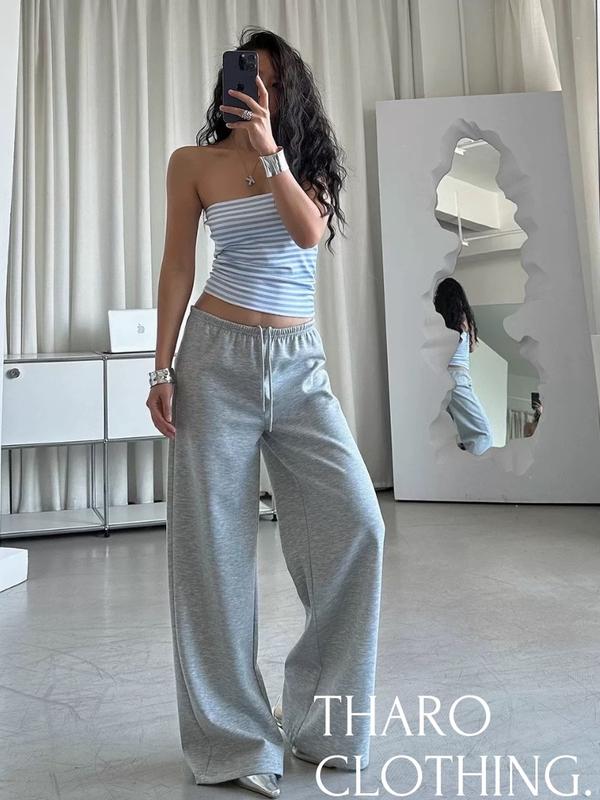 Quần Dài Nữ Vải Nỉ Cotton Chân Cua - Tharo Clothing [QUAN0064]