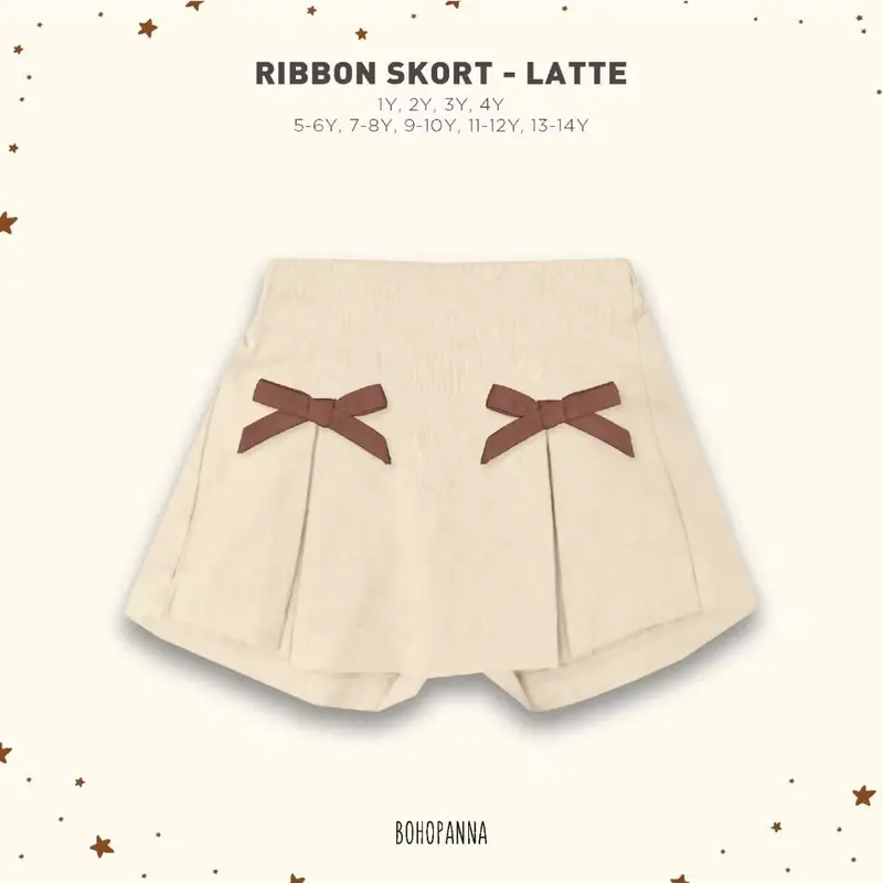 LITTLE BARI - Bohopanna - Ribbon Skort - Rok Anak Perempuan 3