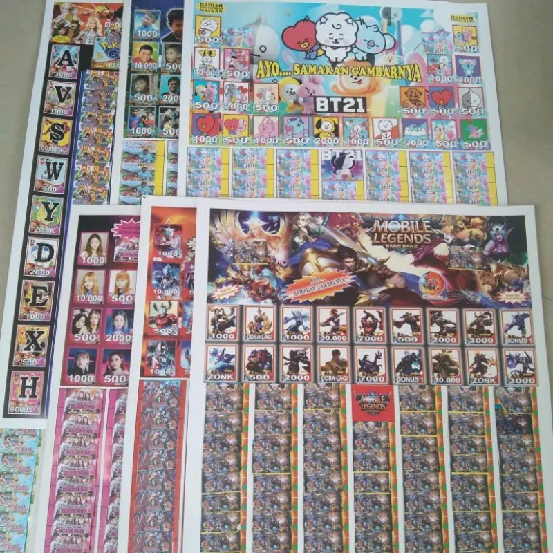 Persamaan gambar berhadiah paket 5lembar