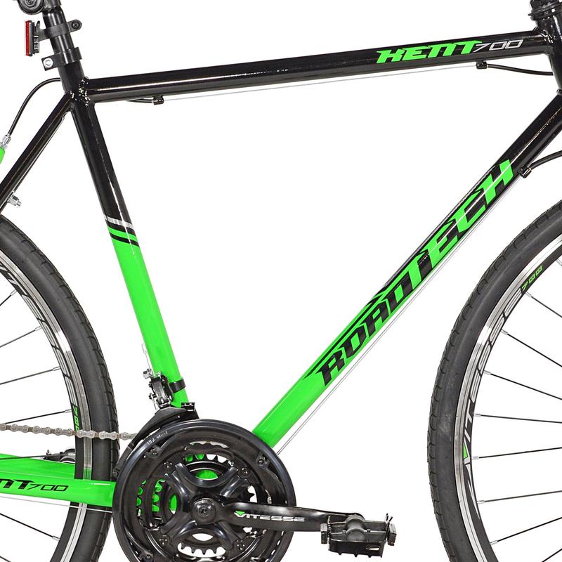 TikTok Shop 700c RoadTech Men s Bike Black Green