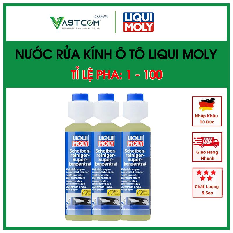 Chai Nước rửa kính xe ô tô, Vệ sinh kính lá cao cấp đậm đặc Tỉ Lệ pha 1:100 Liqui Moly 1519
