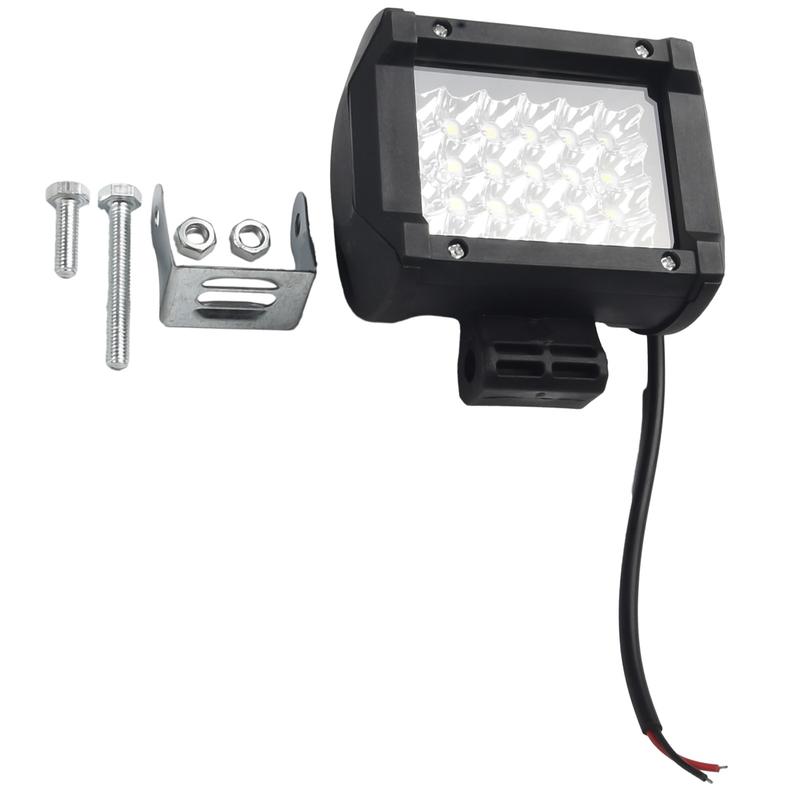 Thanh đèn LED làm việc, 4 inch, 72W, Đèn combo thể thao, Thích hợp cho lái xe Offroad và xe tải, Màu trắng 5
