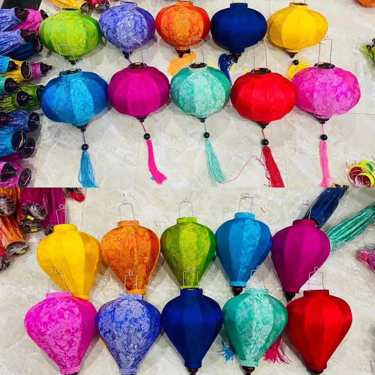 Đèn Lồng Hội An vải lụa (CÓ SẴN)Hội An Lantern (20cm-30cm-45cm)mua 10 =sỉ