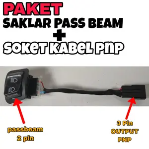 Saklar Pass Beam Honda BEAM 3 MODE HONDA BEAT FI VARIO 125 BOHLAM OLD LAMA Karbu Kendaraan