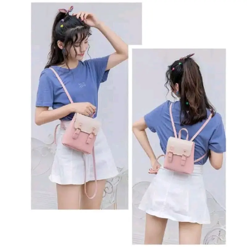 BISA COD! TERMURAH TAS RANSEL MINI WANITA KEKINIAN TRENDY KOREA STYLE