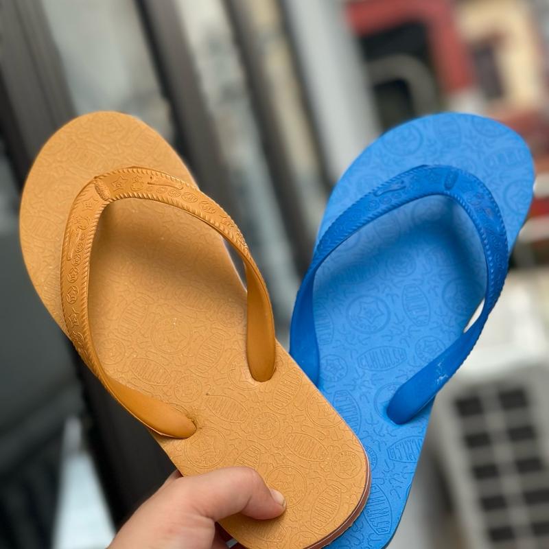 COMBO 1 VÀNG 1 XANH DƯƠNG - Dép Tông Lào Thái Lan Xỏ Ngón Nam Nữ Màu Vàng Xanh Dương Huyền Thoại Đế Bằng DéP