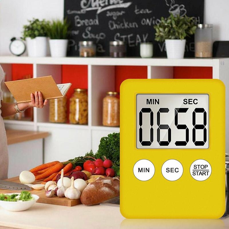 Product Introduction of Kitchen Timer Cooking Baking Digital Electronic Count-down Oven Timer Loud Up Alarm T9P0 O5A6 45