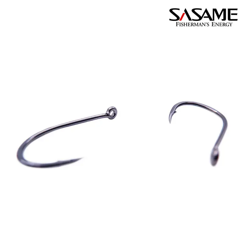 Sasame Carbon Hook Chinu Ringed F-724 Pancing Kail Made in Japan 3