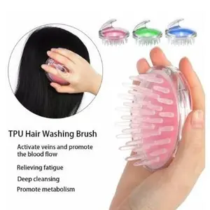 LuxeBag Sikat Keramas Silikon Sisir Silicon Pijat Kepala Keramas Anti Kutu Ketombe Sikat Silicon COD R486