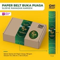 Gambar Paper Belt Buka Puasa | Paper Belt Ramadan Kareem | Sabuk Buka Puasa dari OHPRINT Kota Tangerang Selatan 1 Tokopedia