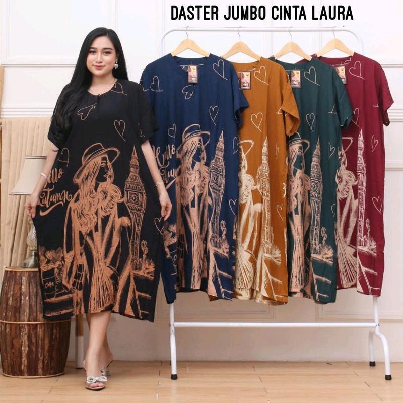 DASTER JUMBO TERBARU ANEKA MOTIF KEKINIAN BATIK PEKALONGAN PAKAIAN IBU MUDA MASAKINI MURAH BERKUALITAS BATIK INDONESIA ATASAN VIRAL OUTFIT KEREN OOTD CEWEK Nyaman Rayon Wanita Busui 1
