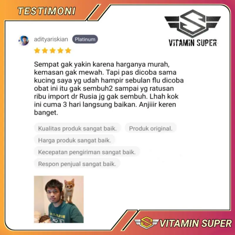 Vitamin Kucing Paket Anti Virus D2 dan Uky Amino  Obat Flu Berat, Panleu, Calici, Distemper, Mencret, Pipis Darah, Batuk, Muntah, Sariawan, Lemes, Imun dan Antibodi nya Kuat 5