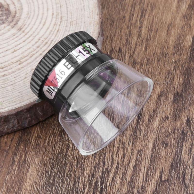 Product Introduction of Portable 15X Reading Magnifiers HD Acrylic Lens Microscope Science Nature Exploration Professional Reading Glasses For Reading Repair 10