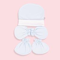Gambar Chiyo Topi Set Polos Warna untuk Newborn Bayi - Biru, 0-3 dari Chiyo Officially Kab. Bandung 1 Tokopedia