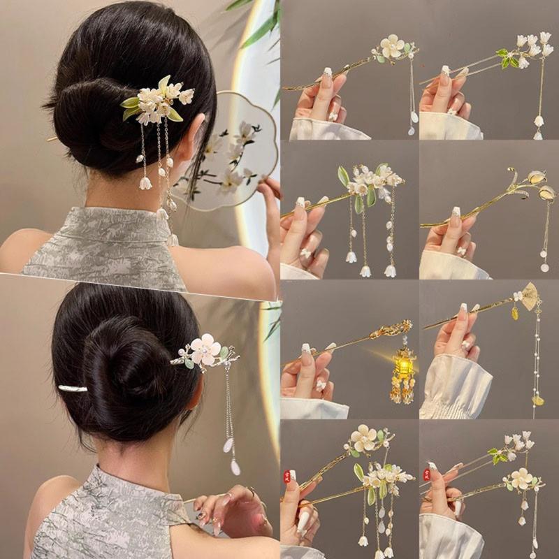 Trâm Cài Tóc Chất Lượng Cao Dành Cho Nữ Phong Cách Cổ Điển Viền Kẹp Tóc Cổ Trang.