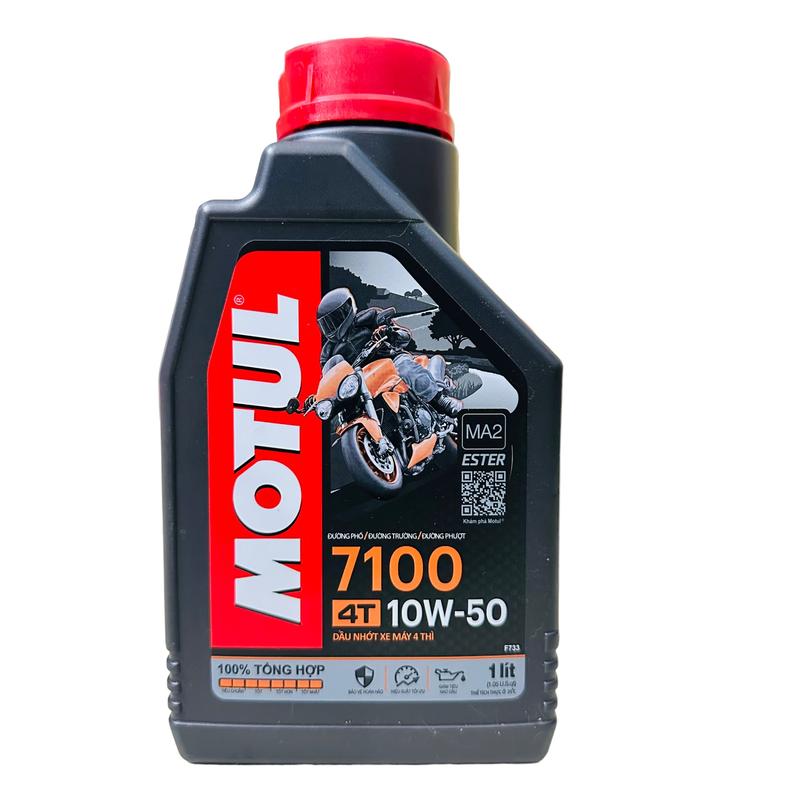  Nhớt Motul 7100 10w50 Ester Full Tổng Hợp Chuyên Chạy Đường Dài 