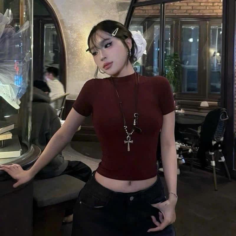 Áo thun form ôm siêu xinh dành cho nữ 1