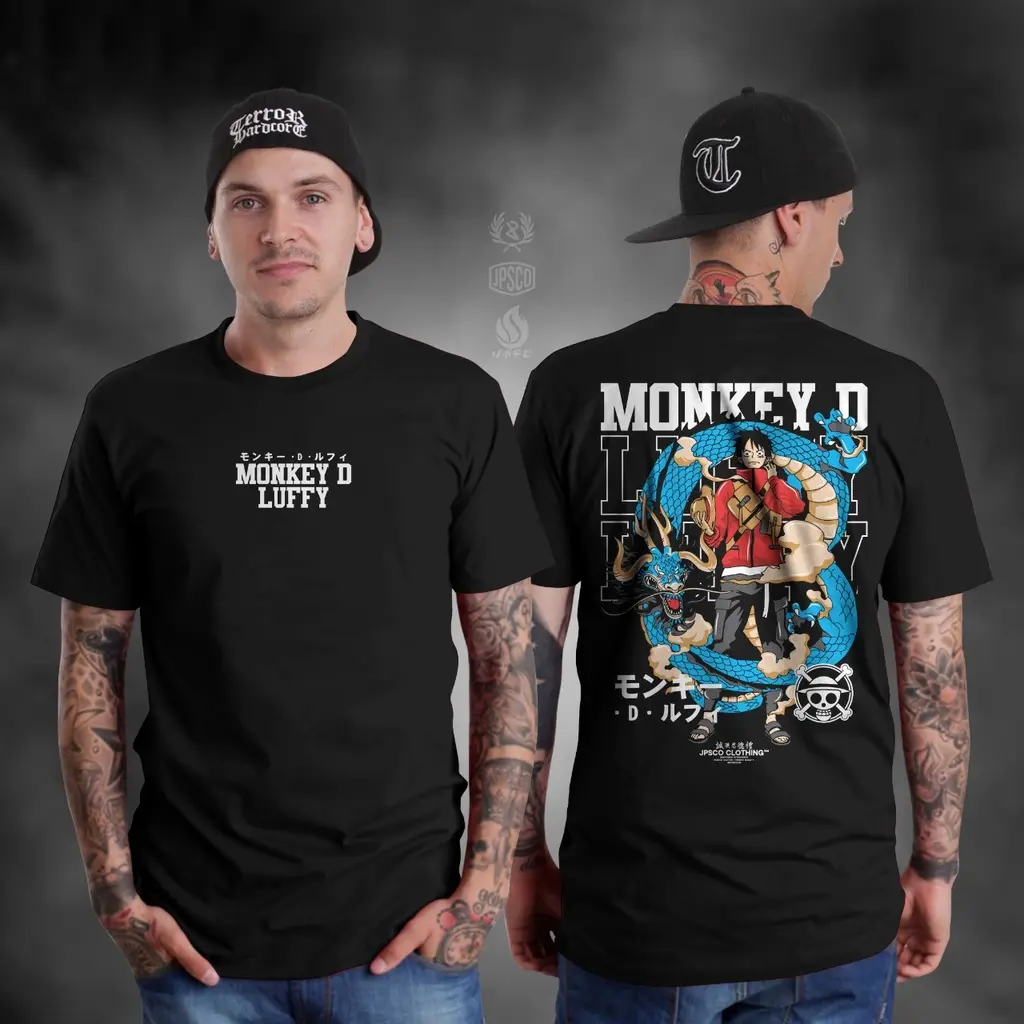 TERJANGKAU KAOS DISTRO GAMBAR LUUFY