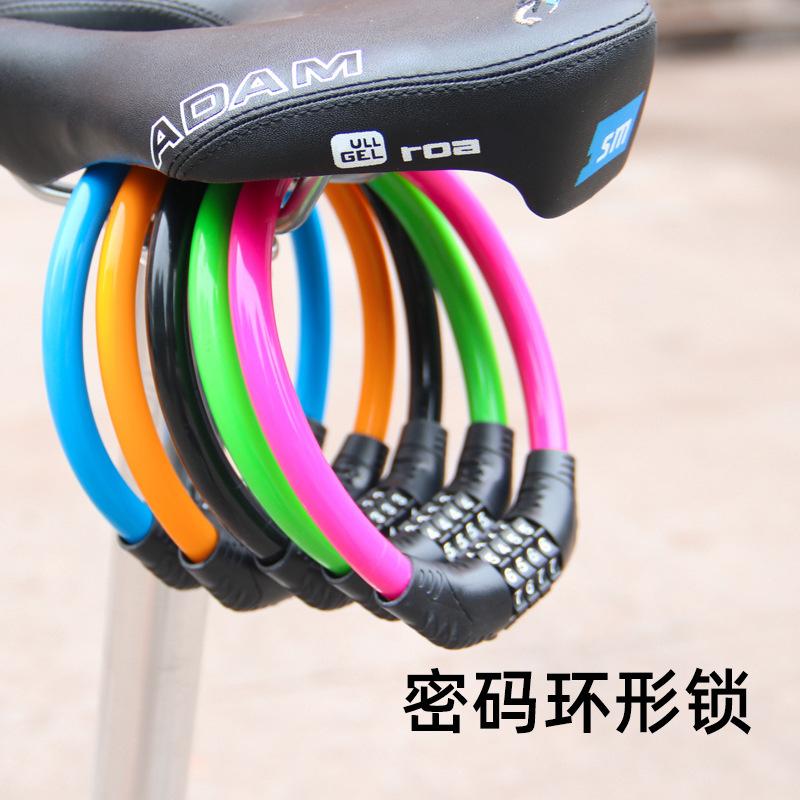 Product Introduction of Mountain bike lock Anti-theft portable electric battery motorcycle combination lock fixed bike ring lock 1