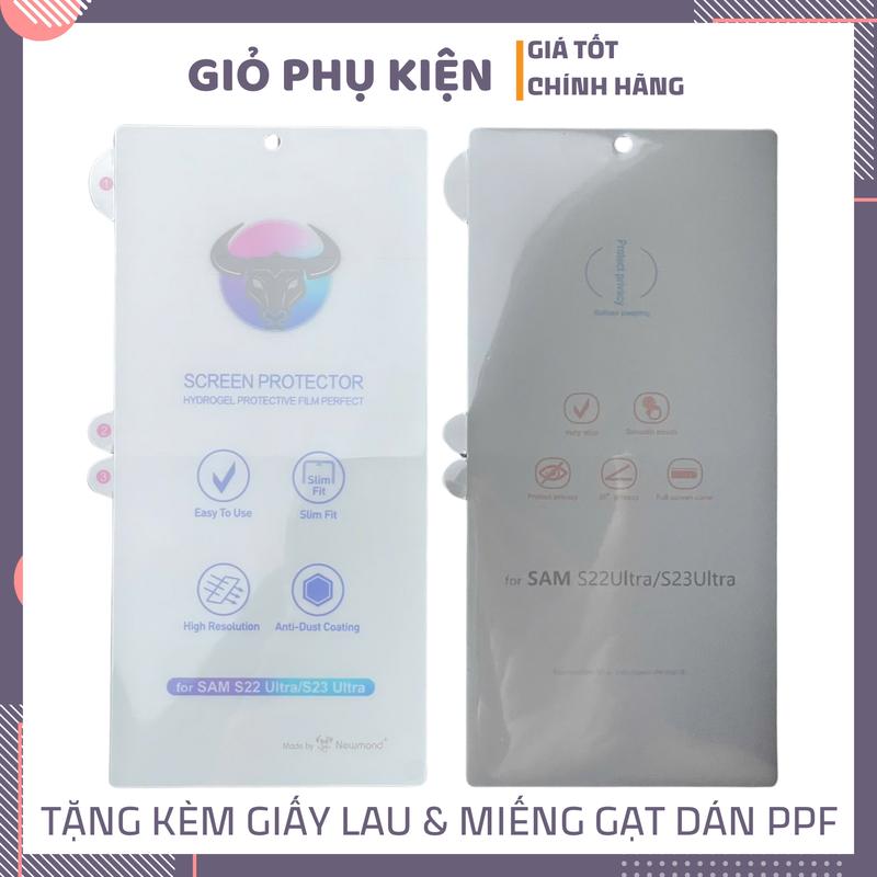Miếng dán nhựa dẻo chống xước PPF cho các điện thoại màn hình cong Note 14 Pro+ S22Ultra S23Ultra Note20Ultra Reno12Pro Mi 14Pro Mi14 Ultra