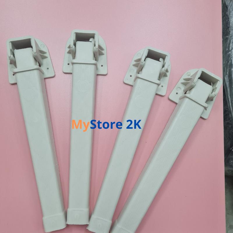 Product Introduction of Chân nhựa cứng, chân bàn gấp gọn tặng kèm ốc 1