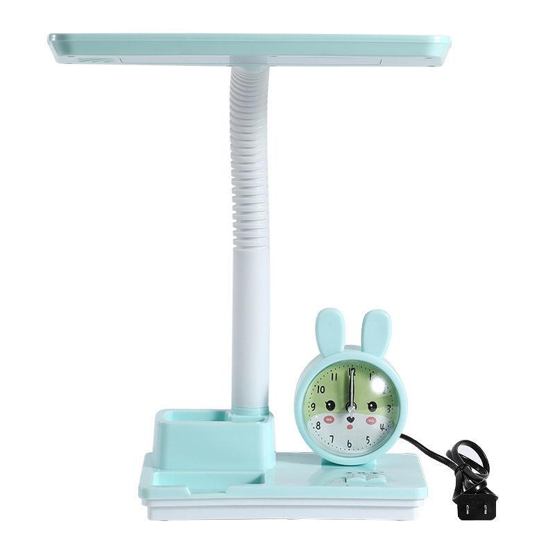 Đèn Bàn Bảo Vệ Mắt, Dành Cho Trẻ Em, Thiết Kế Dễ Thương, Cắm Điện, Thích Hợp Cho Ký Túc Xá Sinh Viên, Bảo Vệ Thị Lực, Thích Hợp Cho Phòng Khách Và Phòng Ngủ, Đồng Hồ Báo Thức Led, Đèn Đọc Sách 7