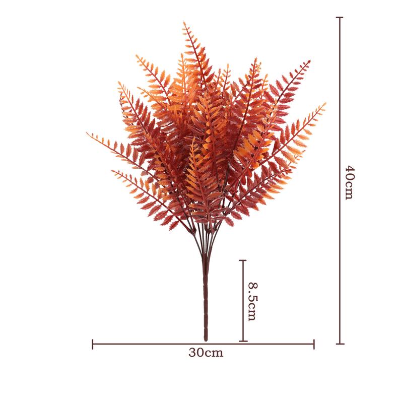 Product Introduction of Artificial Fall Flowers Outdoor UV Resistant Greenery Shrubs Plant for Thanksgiving Festival Wedding Home Decoration Fake Flower 11