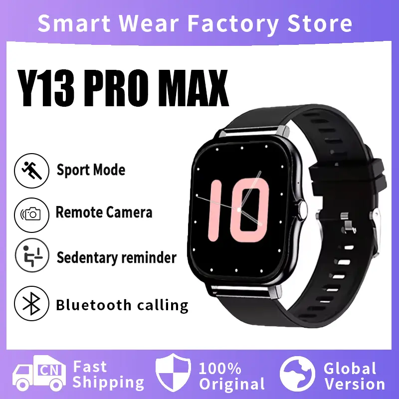 Y13 Pro Max New Smartwatch Heart Rate/Sleep Monitoring Wireless ...