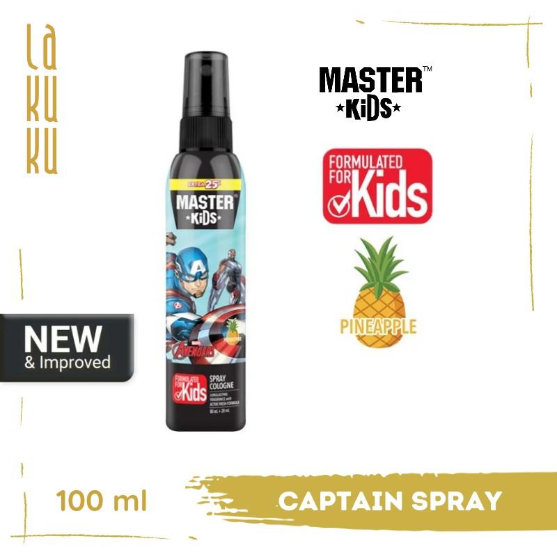 Lakuku - Master Kids Cologne Spray Super Hero Parfum Anak aroma Buah 6