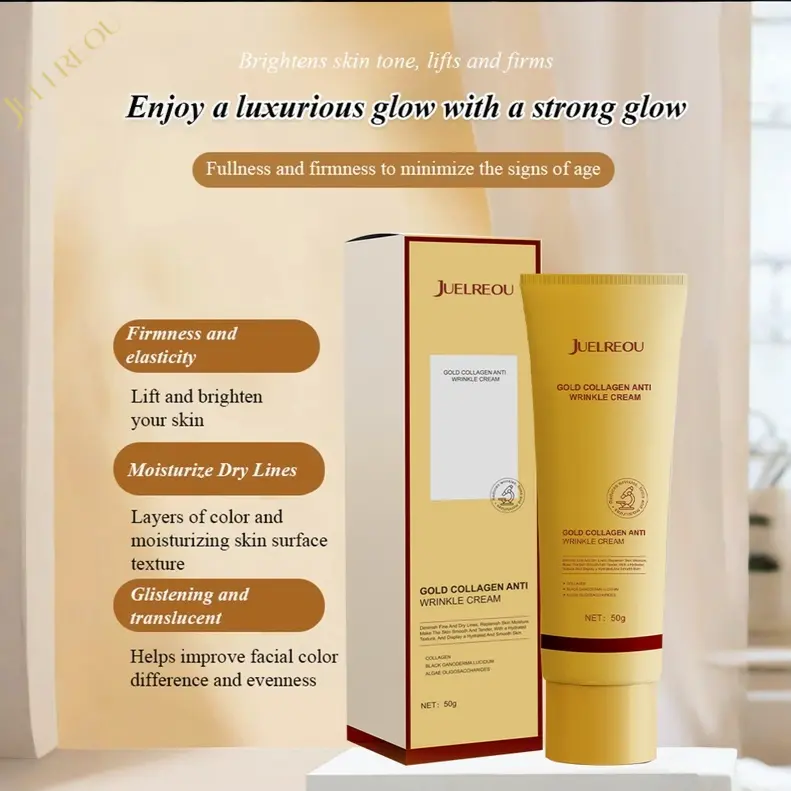 【Best Quality】Gold Collagen Cream Intense Hydration Reduces Wrinkles ...