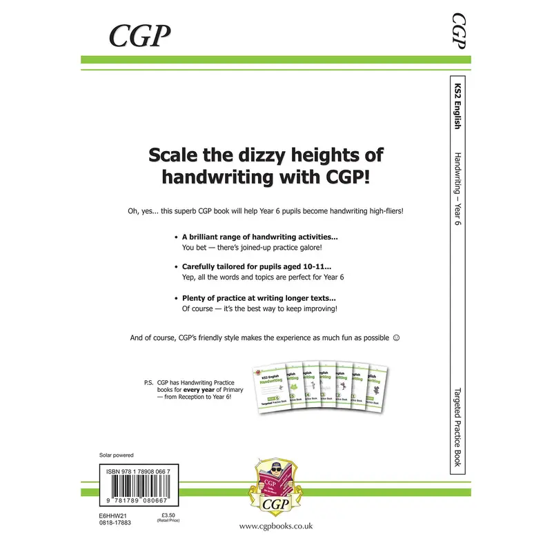 KS2 English Targeted Practice Book: Handwriting - Year 6 2