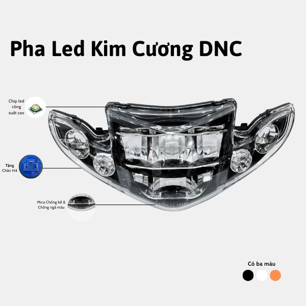 Choá Đèn 2 Tầng Sirius Hello 50/110cc [Tặng Chân H4]