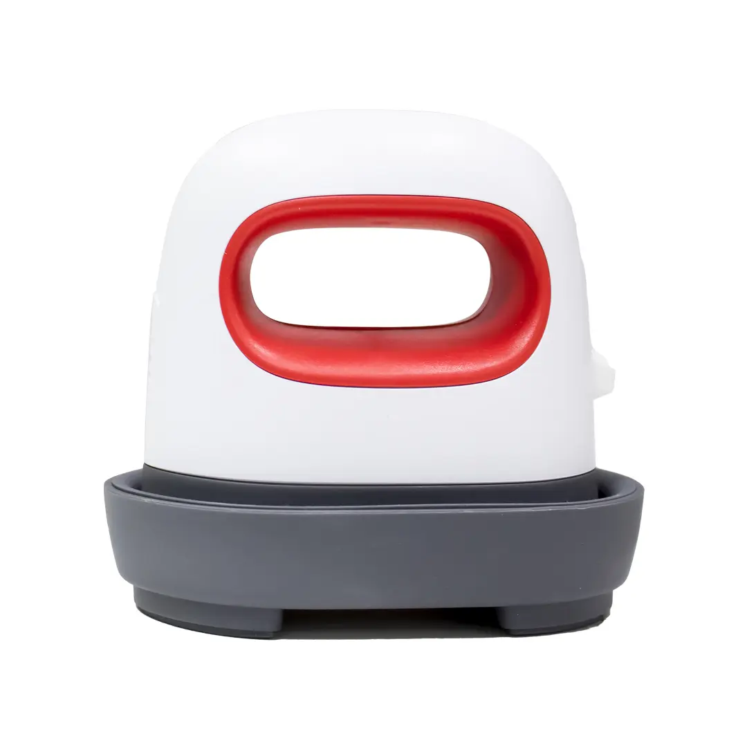 Red Mini Fabric Heat Press 3 Heat Settings Small Heat Press Portable Iron Press Machine T Shirts Hats Easy Press Transfer 110V/220V