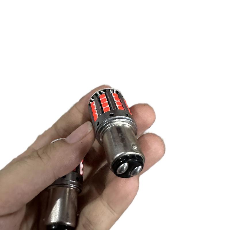 combo 2 bóng led 2 tim SIÊU SÁNG gắn đèn hậu xe tải điện áp 12/24v