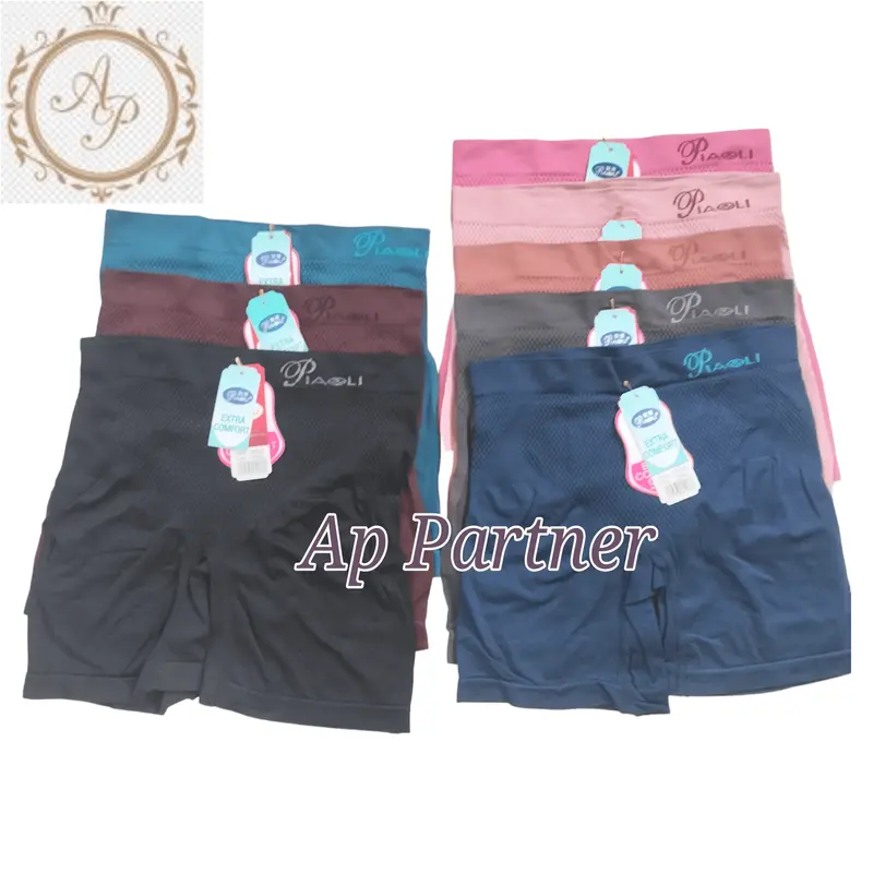 3 Pcs - PIAOLI Celana Dalaman Strit Short Rajut All Size Cewek 1