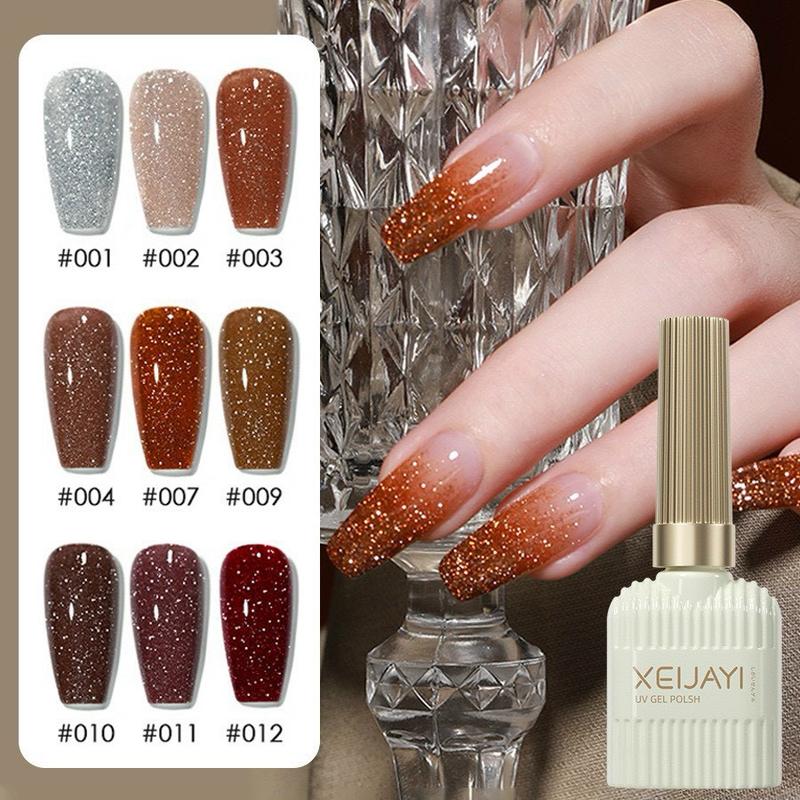 Product Introduction of (hàng mới về ) Nhũ flash XEIJAYI 3 màu hot hit dành cho Nail (hơ máy) 6