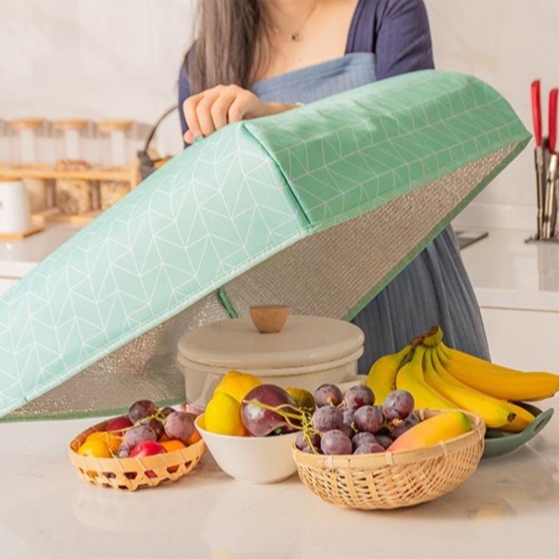 New Kitchen Gadgets Food Cover Aluminum Foil Dust-proof Dining Table Cover Food Insulation Cover 1