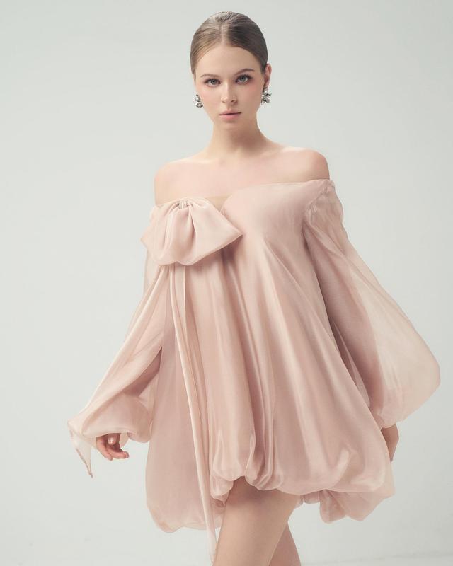 ALI DRESS (Váy Ali trễ vai voan mềm cao cấp) 1